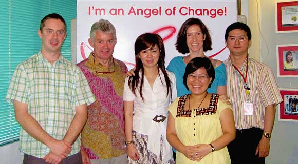 At the YCAB Indonesia’s office after the ICT audit