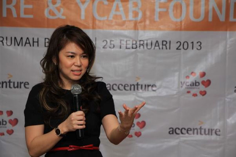 Veronica Colondam thanked Accenture