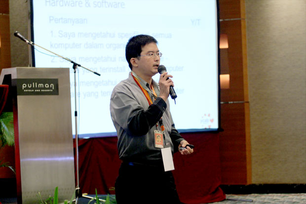Anton Suwoto, IT Manager from YCAB Foundation