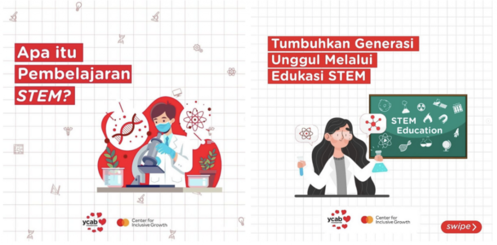 Kampanye #AkuDanSTEM yang diharapkan dapat lebih mengedukasi masyarakat luas tentang pentingnya STEM, telah menjangkau lebih dari 25.000 orang.